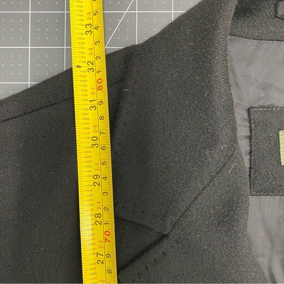 Ermenegildo Zegna Black Cashmere Coat XL 54 - Picture 9 of 10